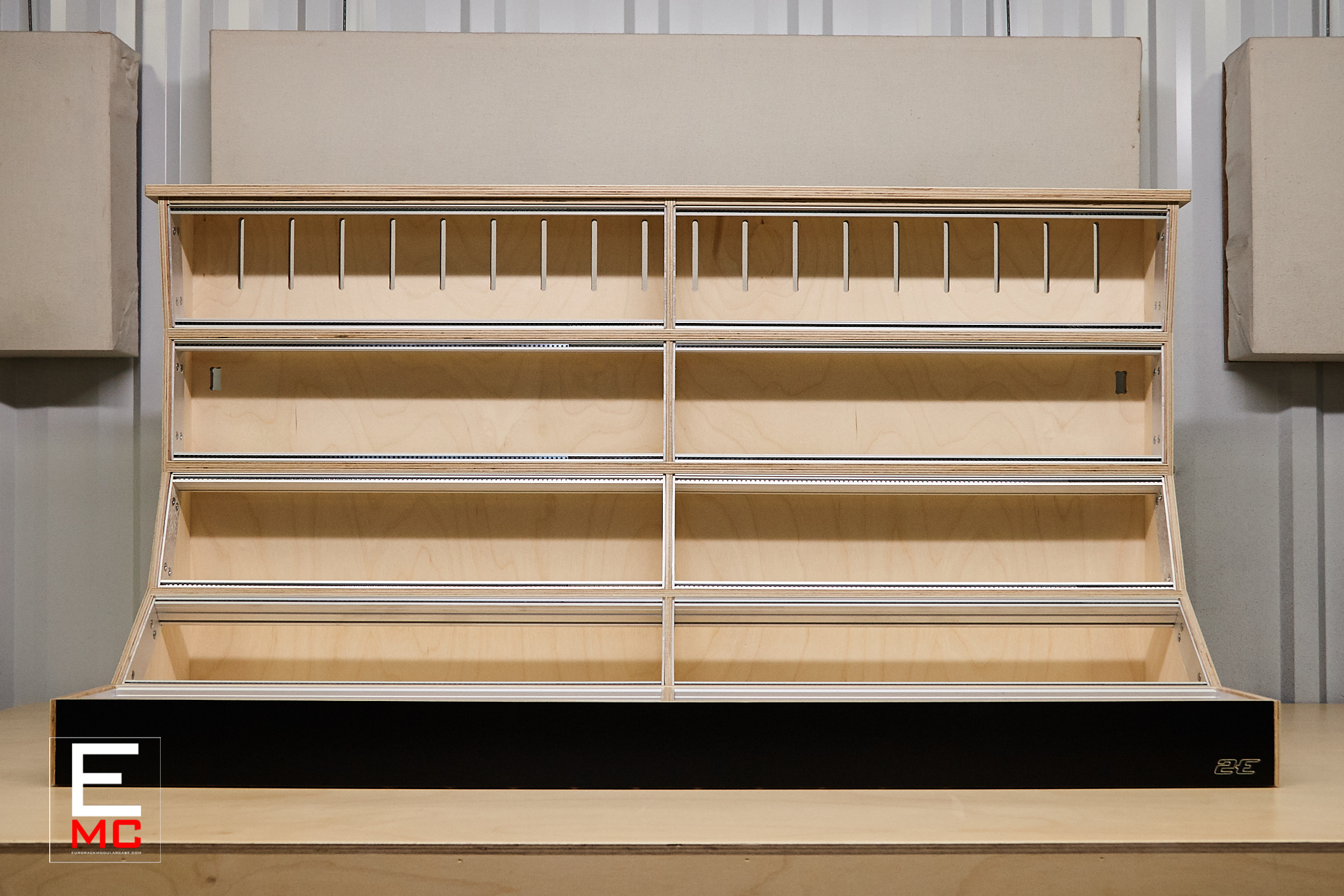 15u steep bill brown eurorack case