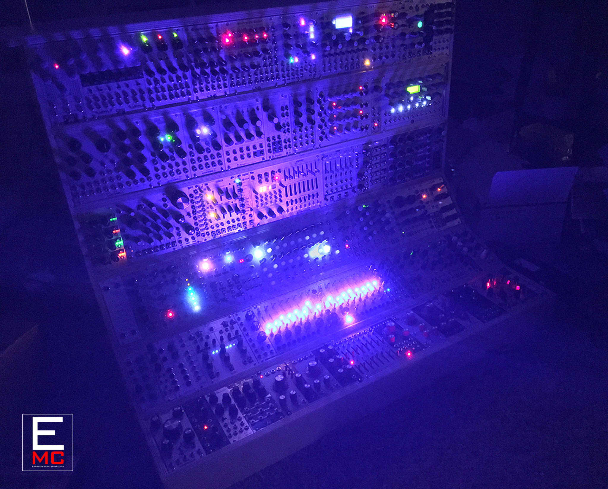 18u eurorack modular case powered