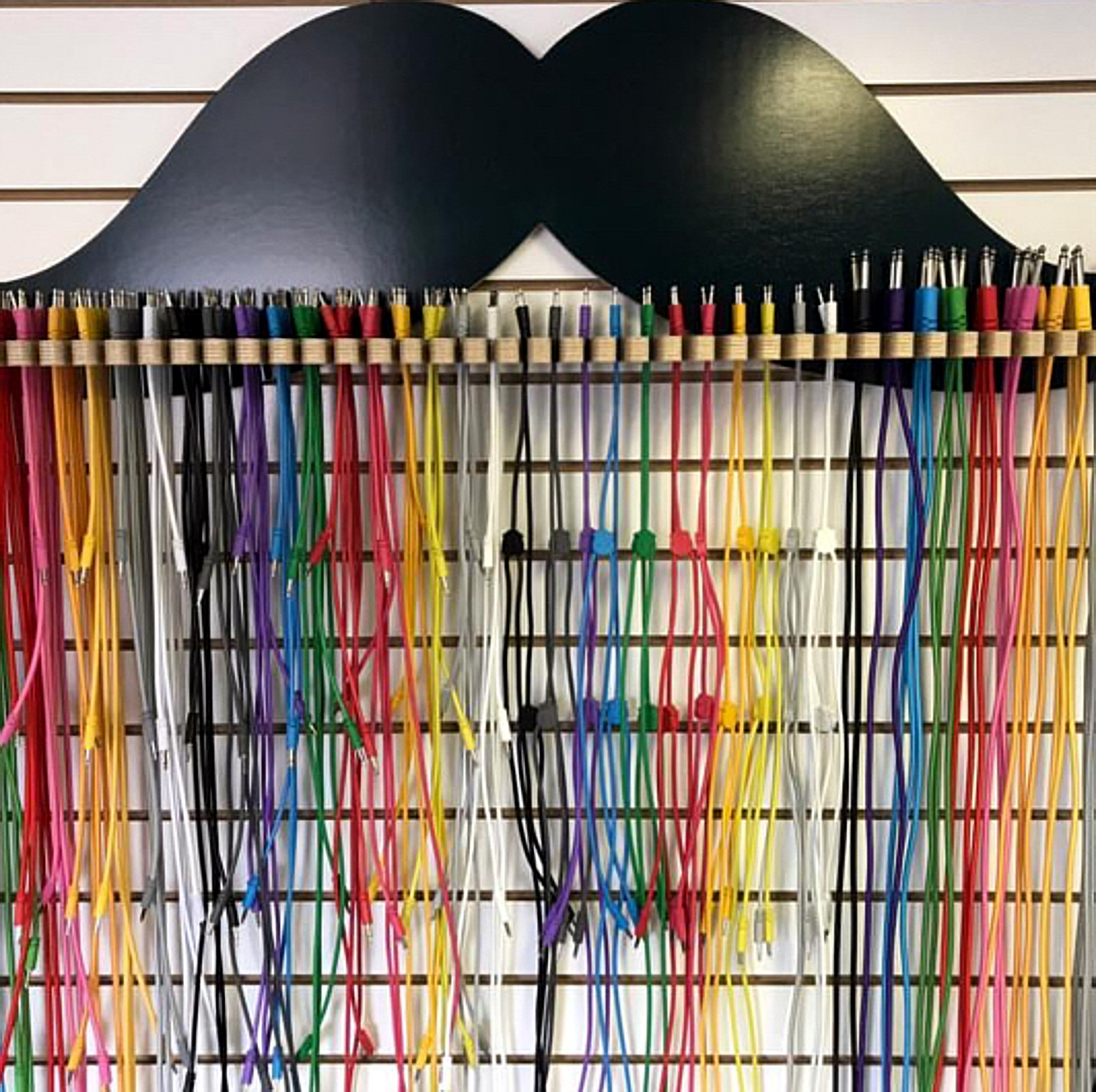 mustache eurorack cable hanger